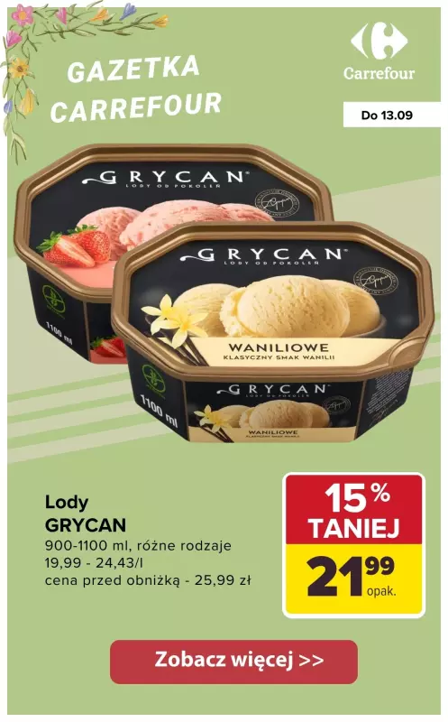 Carrefour - gazetka promocyjna Do -44% na pojedyncze sztuki od wtorku 09.09 do soboty 13.09 - strona 9