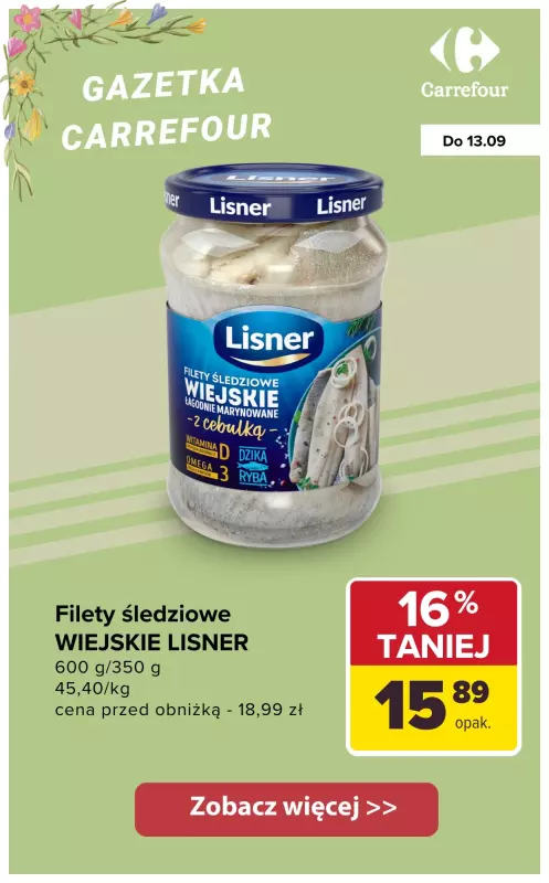 Carrefour - gazetka promocyjna Do -44% na pojedyncze sztuki od wtorku 09.09 do soboty 13.09 - strona 8
