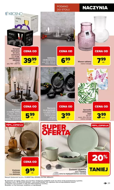 Carrefour - gazetka promocyjna Gazetka Łap super okazje od czwartku od czwartku 11.09 do środy 24.09 - strona 23
