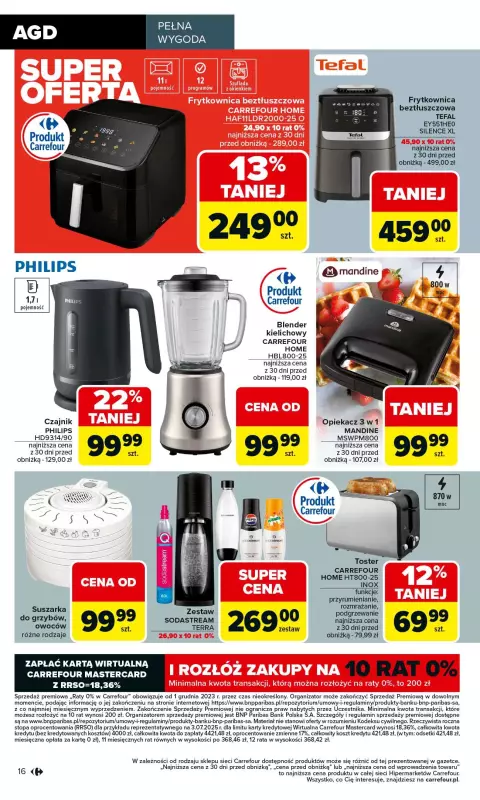 Carrefour - gazetka promocyjna Gazetka Łap super okazje od czwartku od czwartku 11.09 do środy 24.09 - strona 16