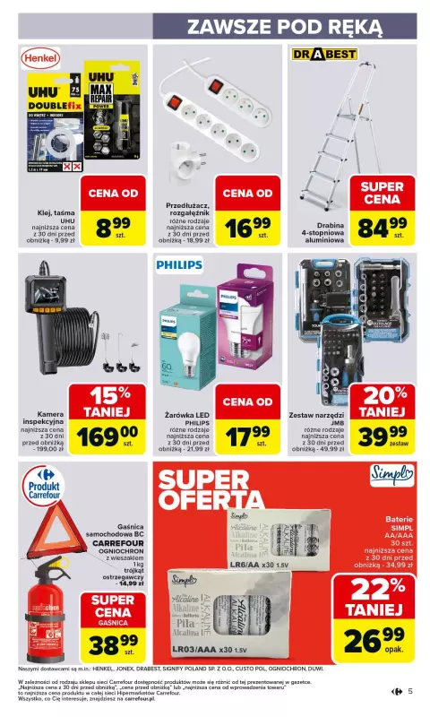 Carrefour - gazetka promocyjna Gazetka Łap super okazje od czwartku od czwartku 11.09 do środy 24.09 - strona 5