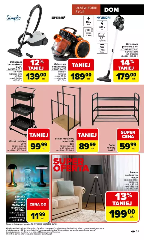 Carrefour - gazetka promocyjna Gazetka Łap super okazje od czwartku od czwartku 11.09 do środy 24.09 - strona 29
