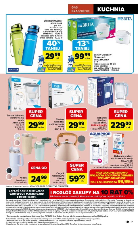 Carrefour - gazetka promocyjna Gazetka Łap super okazje od czwartku od czwartku 11.09 do środy 24.09 - strona 17
