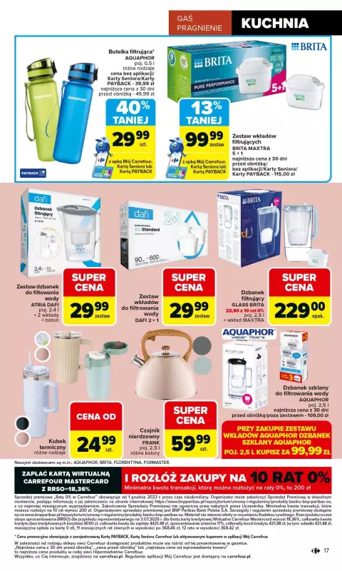 Carrefour - gazetka promocyjna Gazetka Łap super okazje od czwartku od czwartku 11.09 do środy 24.09 - strona 17