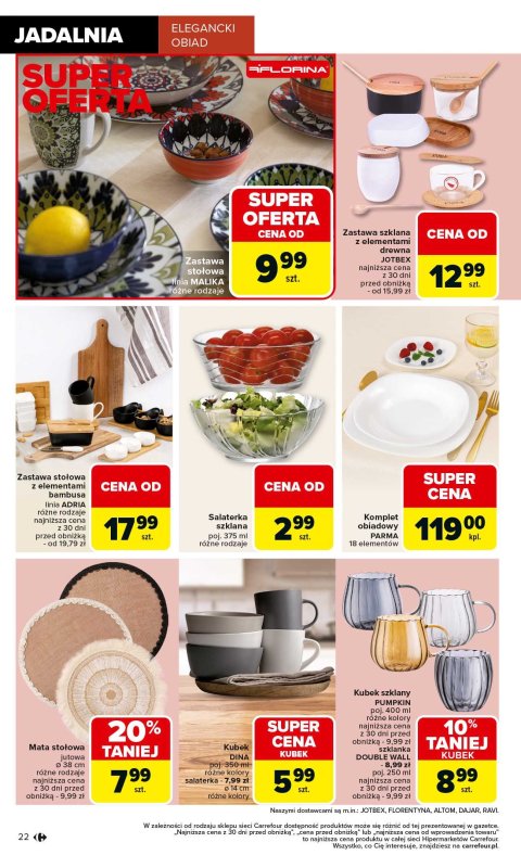 Carrefour - gazetka promocyjna Gazetka Łap super okazje od czwartku od czwartku 11.09 do środy 24.09 - strona 22