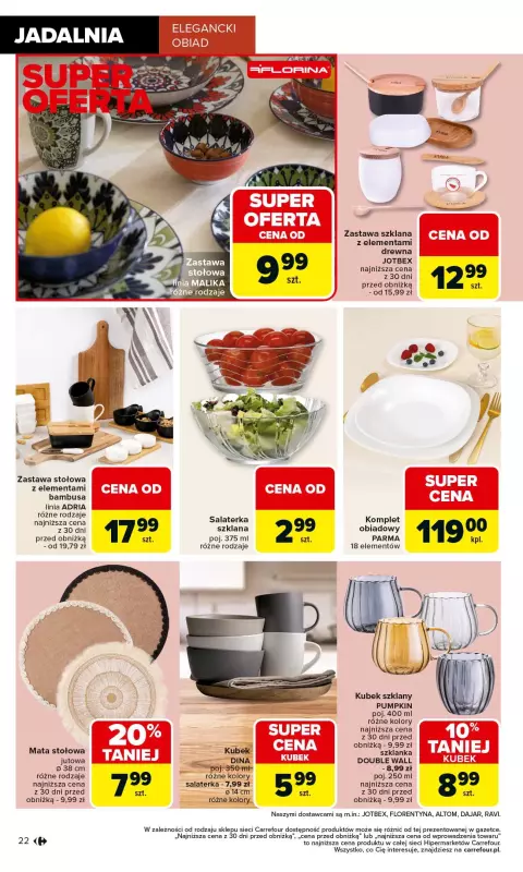 Carrefour - gazetka promocyjna Gazetka Łap super okazje od czwartku od czwartku 11.09 do środy 24.09 - strona 22