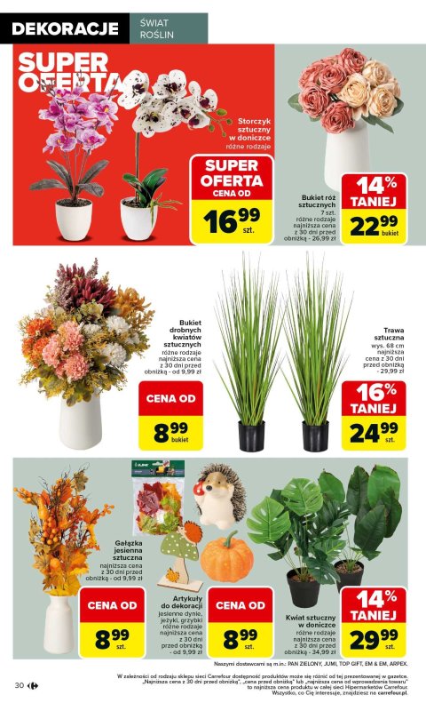 Carrefour - gazetka promocyjna Gazetka Łap super okazje od czwartku od czwartku 11.09 do środy 24.09 - strona 30