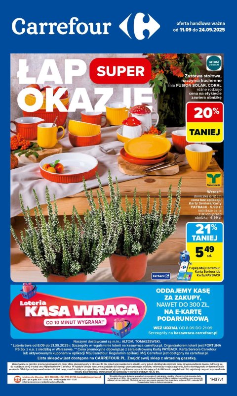 Carrefour - gazetka promocyjna Gazetka Łap super okazje od czwartku od czwartku 11.09 do środy 24.09 - strona 32