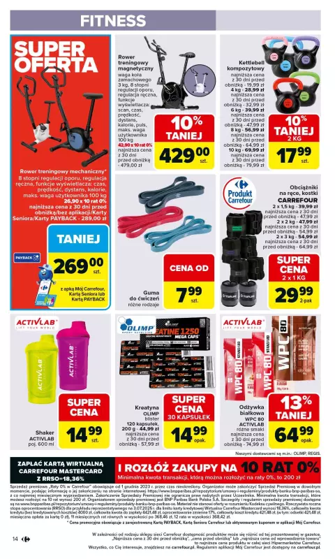 Carrefour - gazetka promocyjna Gazetka Łap super okazje od czwartku od czwartku 11.09 do środy 24.09 - strona 14