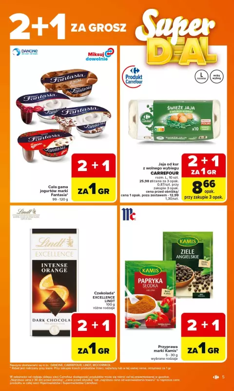Carrefour - gazetka promocyjna Gazetka Carrefour od poniedziałku od poniedziałku 15.09 do soboty 20.09 - strona 5