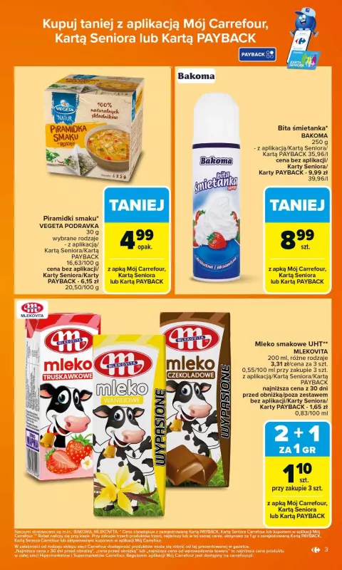 Carrefour - gazetka promocyjna Gazetka Carrefour od poniedziałku   - strona 3