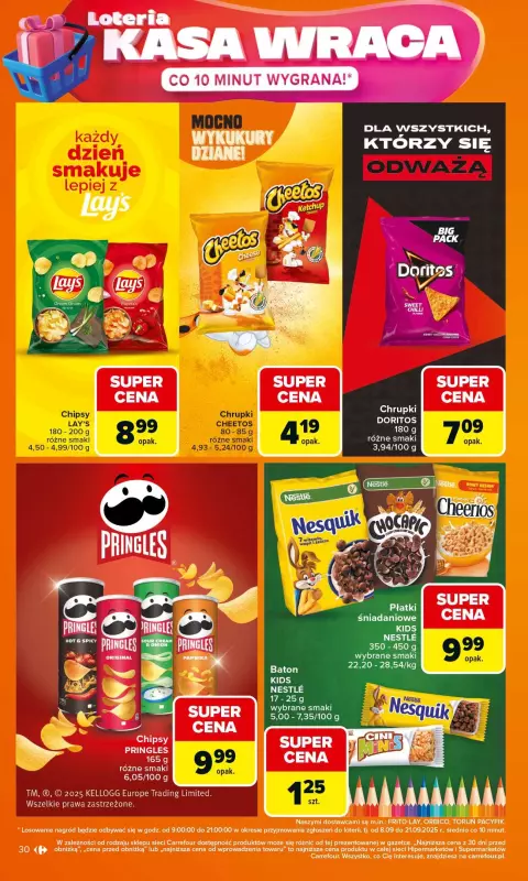 Carrefour - gazetka promocyjna Gazetka Carrefour od poniedziałku od poniedziałku 15.09 do soboty 20.09 - strona 30