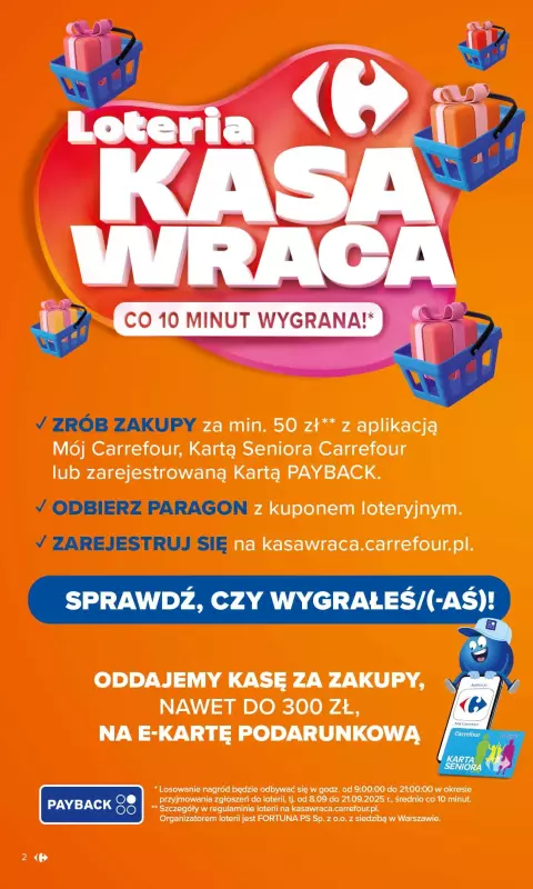 Carrefour - gazetka promocyjna Gazetka Carrefour od poniedziałku   - strona 2
