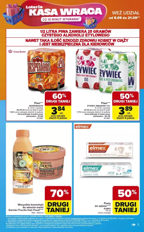 Carrefour - gazetka promocyjna Gazetka Weekend promek już od czwartku od czwartku 18.09 do soboty 20.09 - strona 5