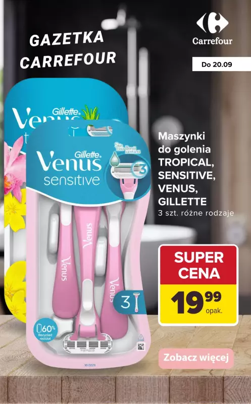 Carrefour - gazetka promocyjna Maszynki do golenia w super cenach   - strona 2