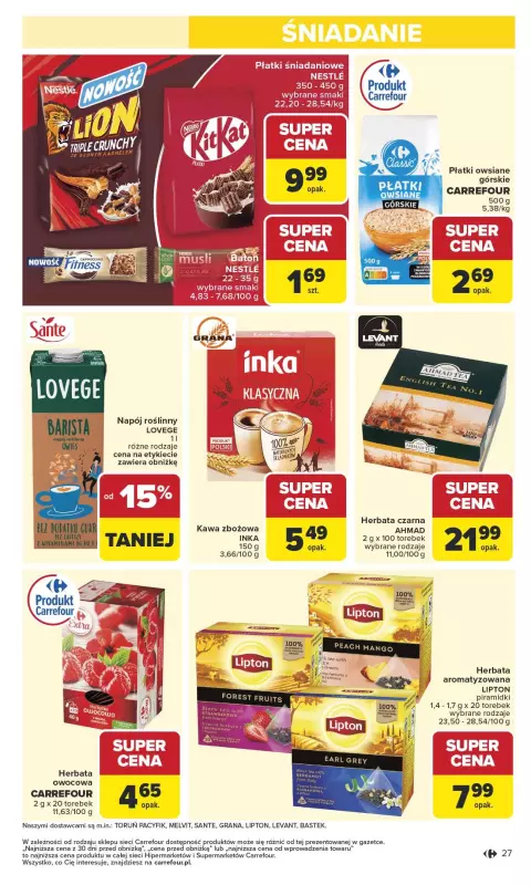 Carrefour - gazetka promocyjna Gazetka Carrefour od poniedziałku od poniedziałku 22.09 do soboty 27.09 - strona 29