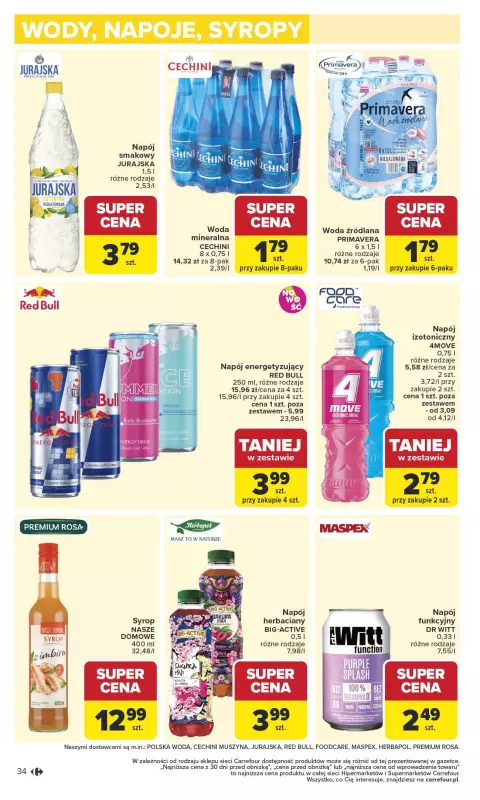 Carrefour - gazetka promocyjna Gazetka Carrefour od poniedziałku od poniedziałku 22.09 do soboty 27.09 - strona 36