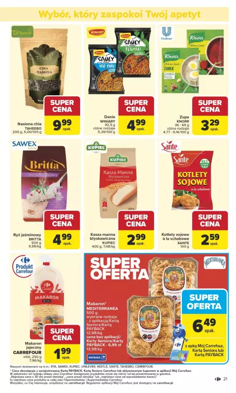 Carrefour - gazetka promocyjna Gazetka Carrefour od poniedziałku od poniedziałku 22.09 do soboty 27.09 - strona 23