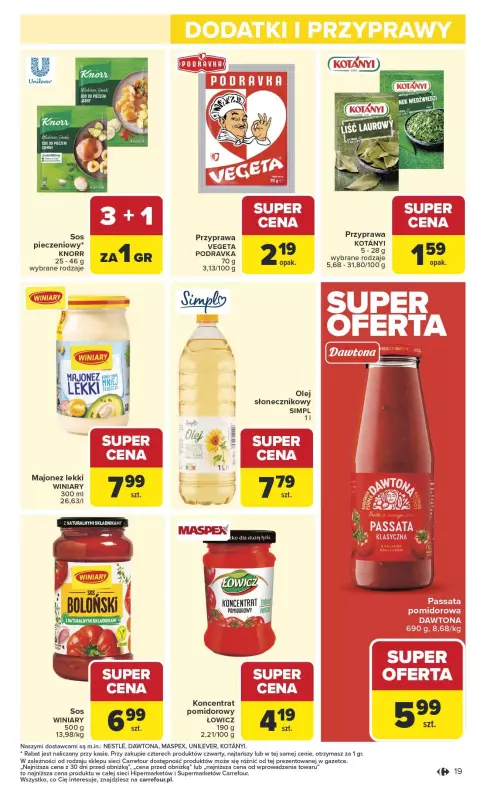 Carrefour - gazetka promocyjna Gazetka Carrefour od poniedziałku od poniedziałku 22.09 do soboty 27.09 - strona 21