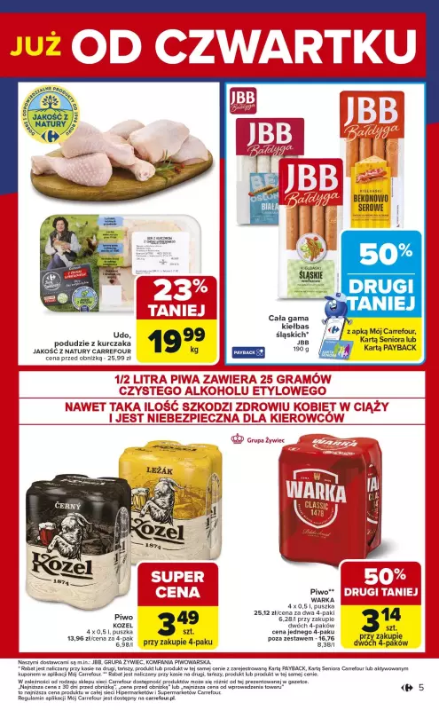 Carrefour - gazetka promocyjna Gazetka Weekend promek już od czwartku od czwartku 25.09 do soboty 27.09 - strona 5