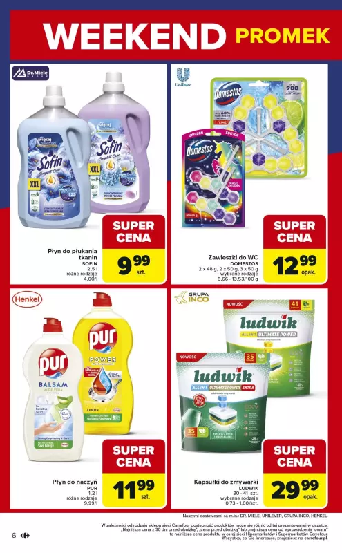 Carrefour - gazetka promocyjna Gazetka Weekend promek już od czwartku od czwartku 25.09 do soboty 27.09 - strona 6
