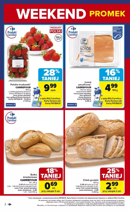 Carrefour - gazetka promocyjna Gazetka Weekend promek już od czwartku od czwartku 25.09 do soboty 27.09 - strona 2