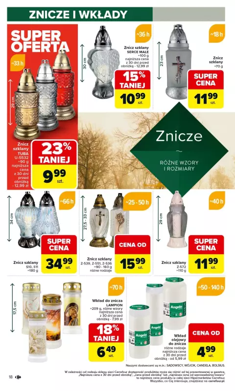 Carrefour - gazetka promocyjna Gazetka Łap super okazje od czwartku od czwartku 25.09 do środy 08.10 - strona 18