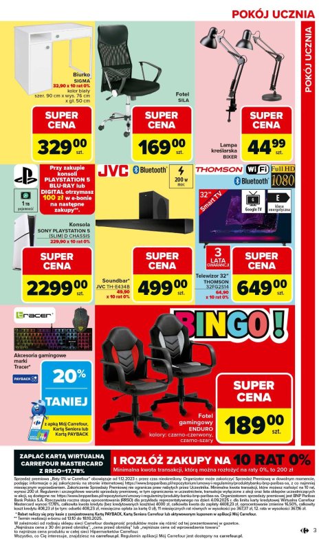 Carrefour - gazetka promocyjna Gazetka Łap super okazje od czwartku od czwartku 25.09 do środy 08.10 - strona 3