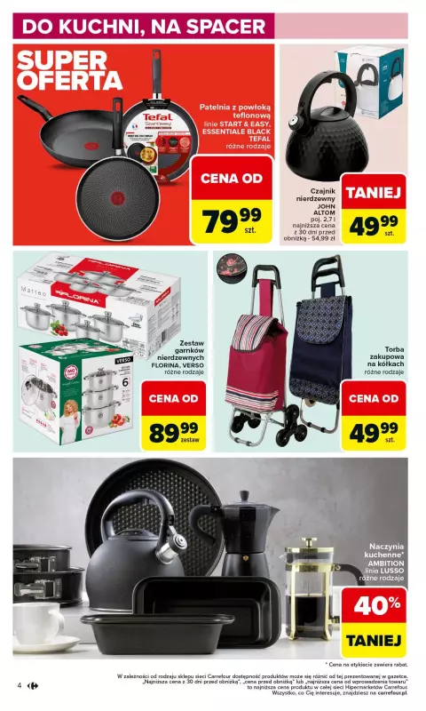 Carrefour - gazetka promocyjna Gazetka Łap super okazje od czwartku od czwartku 25.09 do środy 08.10 - strona 4