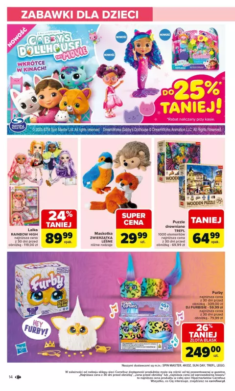 Carrefour - gazetka promocyjna Gazetka Łap super okazje od czwartku od czwartku 25.09 do środy 08.10 - strona 14