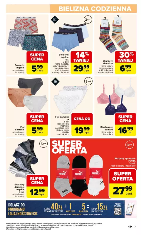 Carrefour - gazetka promocyjna Gazetka Łap super okazje od czwartku od czwartku 25.09 do środy 08.10 - strona 13