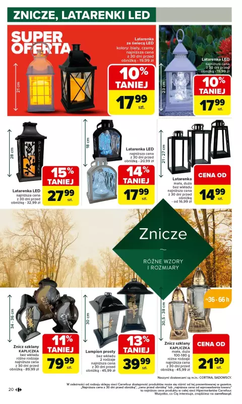 Carrefour - gazetka promocyjna Gazetka Łap super okazje od czwartku od czwartku 25.09 do środy 08.10 - strona 20