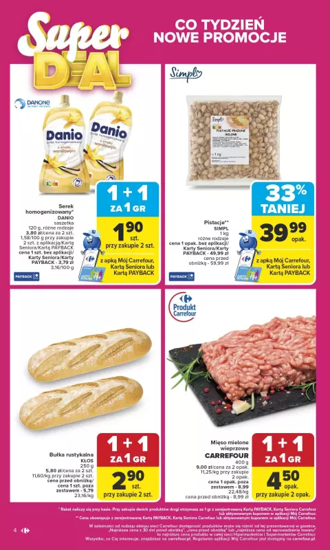 Carrefour - gazetka promocyjna Gazetka Carrefour od poniedziałku od poniedziałku 29.09 do soboty 04.10 - strona 4