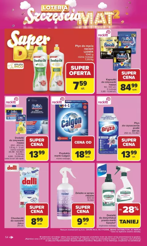 Carrefour - gazetka promocyjna Gazetka Carrefour od poniedziałku od poniedziałku 29.09 do soboty 04.10 - strona 54