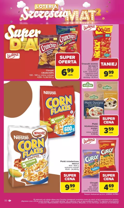 Carrefour - gazetka promocyjna Gazetka Carrefour od poniedziałku od poniedziałku 29.09 do soboty 04.10 - strona 32