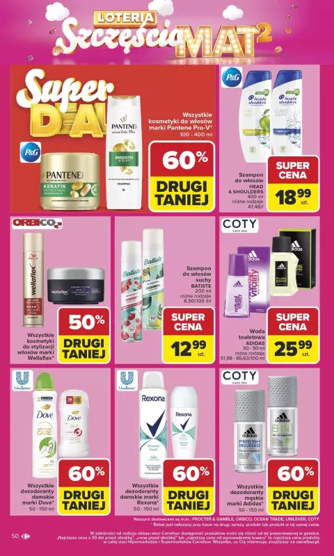 Carrefour - gazetka promocyjna Gazetka Carrefour od poniedziałku od poniedziałku 29.09 do soboty 04.10 - strona 50