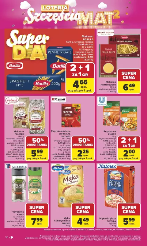 Carrefour - gazetka promocyjna Gazetka Carrefour od poniedziałku od poniedziałku 29.09 do soboty 04.10 - strona 36