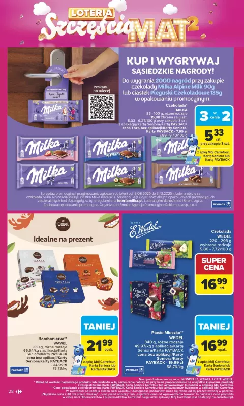 Carrefour - gazetka promocyjna Gazetka Carrefour od poniedziałku od poniedziałku 29.09 do soboty 04.10 - strona 28