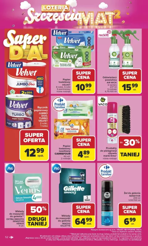 Carrefour - gazetka promocyjna Gazetka Carrefour od poniedziałku od poniedziałku 29.09 do soboty 04.10 - strona 52