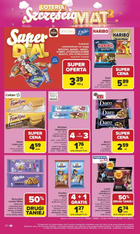 Carrefour - gazetka promocyjna Gazetka Carrefour od poniedziałku od poniedziałku 29.09 do soboty 04.10 - strona 30