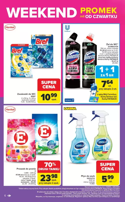 Carrefour - gazetka promocyjna Gazetka Weekend promek już od czwartku od czwartku 02.10 do soboty 04.10 - strona 6