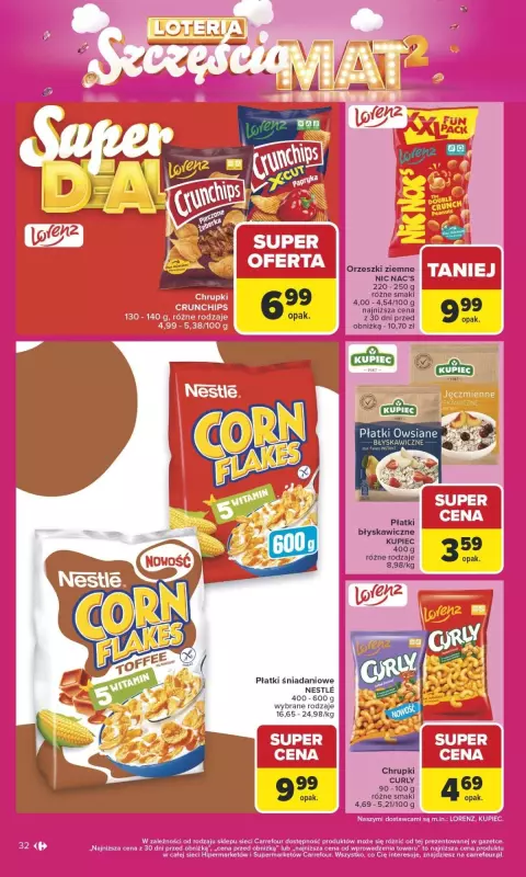 Carrefour - gazetka promocyjna Gazetka Carrefour od poniedziałku od poniedziałku 29.09 do soboty 04.10 - strona 32