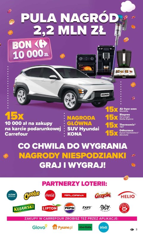 Carrefour - gazetka promocyjna Gazetka Carrefour od poniedziałku od poniedziałku 06.10 do soboty 11.10 - strona 3