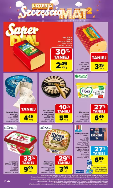 Carrefour - gazetka promocyjna Gazetka Carrefour od poniedziałku od poniedziałku 06.10 do soboty 11.10 - strona 18