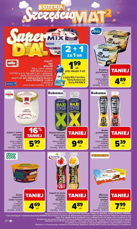 Carrefour - gazetka promocyjna Gazetka Carrefour od poniedziałku od poniedziałku 06.10 do soboty 11.10 - strona 20