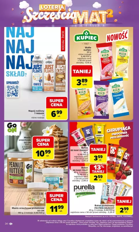 Carrefour - gazetka promocyjna Gazetka Carrefour od poniedziałku od poniedziałku 06.10 do soboty 11.10 - strona 34