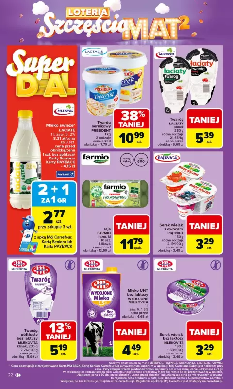 Carrefour - gazetka promocyjna Gazetka Carrefour od poniedziałku od poniedziałku 06.10 do soboty 11.10 - strona 22