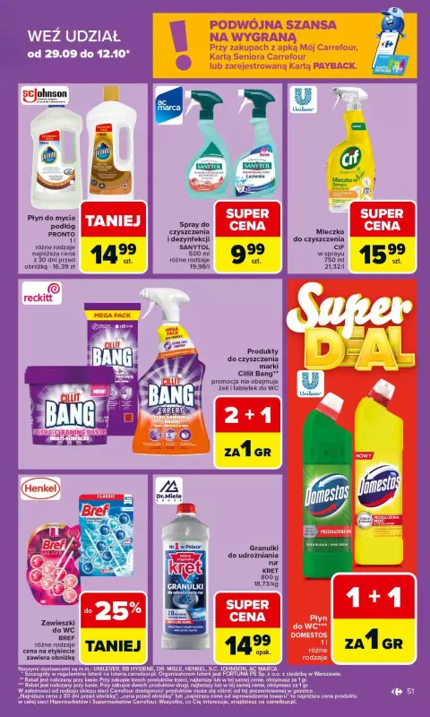 Carrefour - gazetka promocyjna Gazetka Carrefour od poniedziałku od poniedziałku 06.10 do soboty 11.10 - strona 51