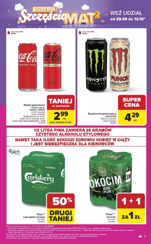 Carrefour - gazetka promocyjna Gazetka Weekend promek już od czwartku od czwartku 09.10 do soboty 11.10 - strona 5