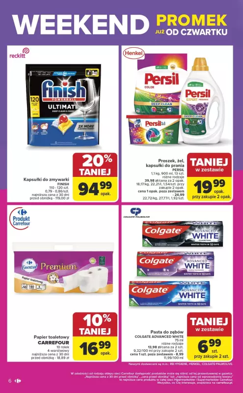 Carrefour - gazetka promocyjna Gazetka Weekend promek już od czwartku od czwartku 09.10 do soboty 11.10 - strona 6